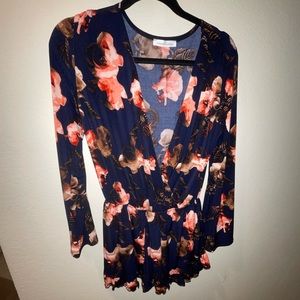 Honey punch deep v romper